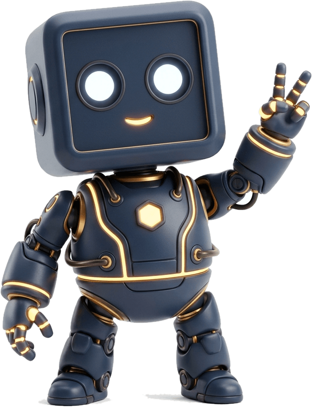 The FormOS robot waving hello